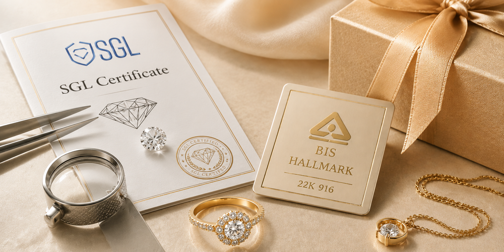Why Certification Matters for Lab Grown Diamond Jewellery in India