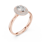 Gold 1Ct Double Halo Oval Lab Grown Diamond Josiah Ring