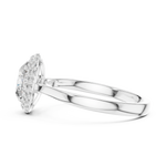 Gold 1Ct Double Halo Oval Lab Grown Diamond Josiah Ring