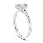Gold 2Ct Solitaire Classic Oval Lab Grown Diamond Faylen Ring