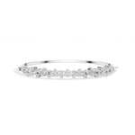 White Gold 2Ct Leaf Vine Marquise Lab Grown Diamond Kalyx Bracelet