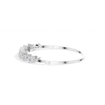 White Gold 2Ct Leaf Vine Marquise Lab Grown Diamond Kalyx Bracelet