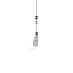 White Gold 2Ct Graduated Prong Round Lab Grown Diamond Avenix Mangalsutra