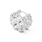Gold 6Ct Eternity Cluster Round Lab Grown Diamond Lumi Earring