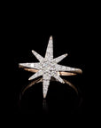 Dazzling Cosmos: Star Diamond Ring