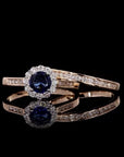 Twin Flames: Solitaire Diamond Duo Ring