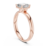 Gold 1 50Ct Solitaire Classic Asscher Lab Grown Diamond Xelra Ring