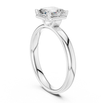 Gold 1 50Ct Solitaire Classic Asscher Lab Grown Diamond Xelra Ring