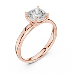 Gold 1 50Ct Solitaire Classic Cushion Lab Grown Diamond Ravix Ring