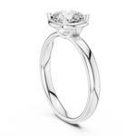 Gold 1 50Ct Solitaire Classic Cushion Lab Grown Diamond Ravix Ring