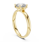 Gold 1 50Ct Solitaire Classic Cushion Lab Grown Diamond Ravix Ring