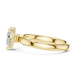 Gold 1 50Ct Solitaire Classic Heart Lab Grown Diamond Zafyn Ring