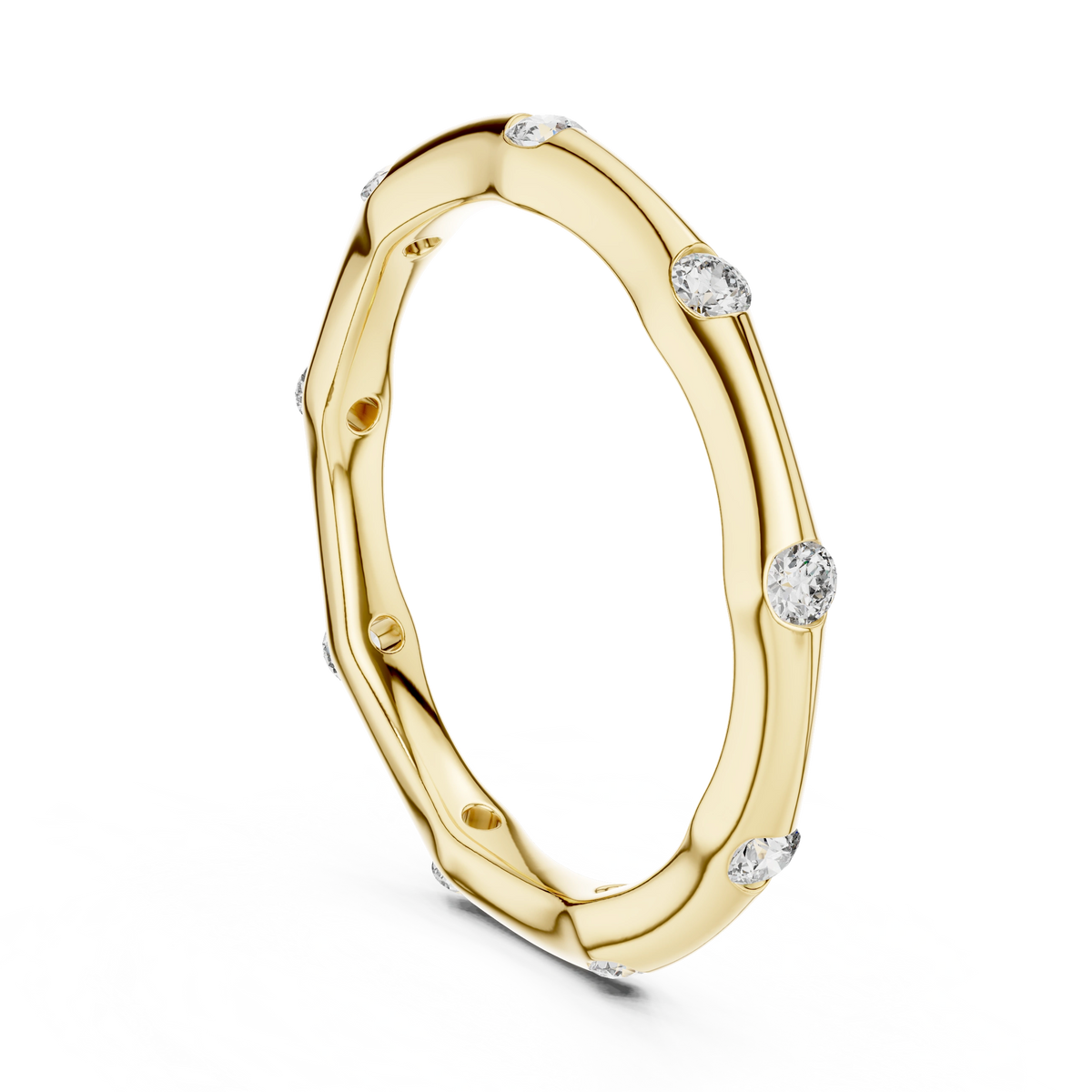 Gold Dailywear Round Lab Grown Diamond Quora Ring