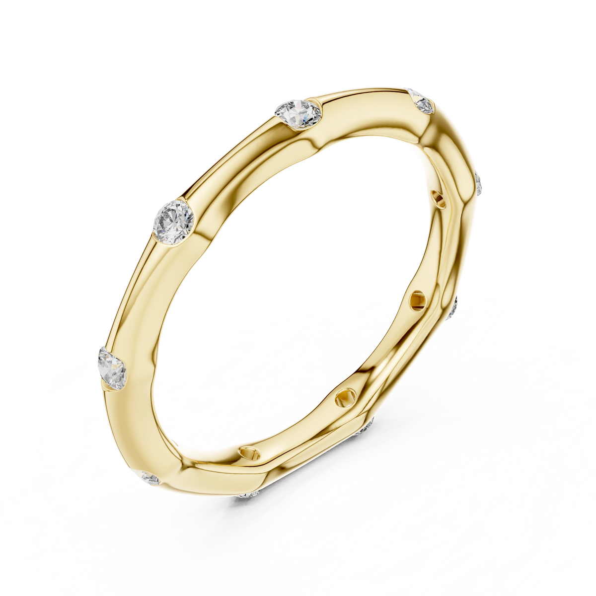 Gold Dailywear Round Lab Grown Diamond Quora Ring