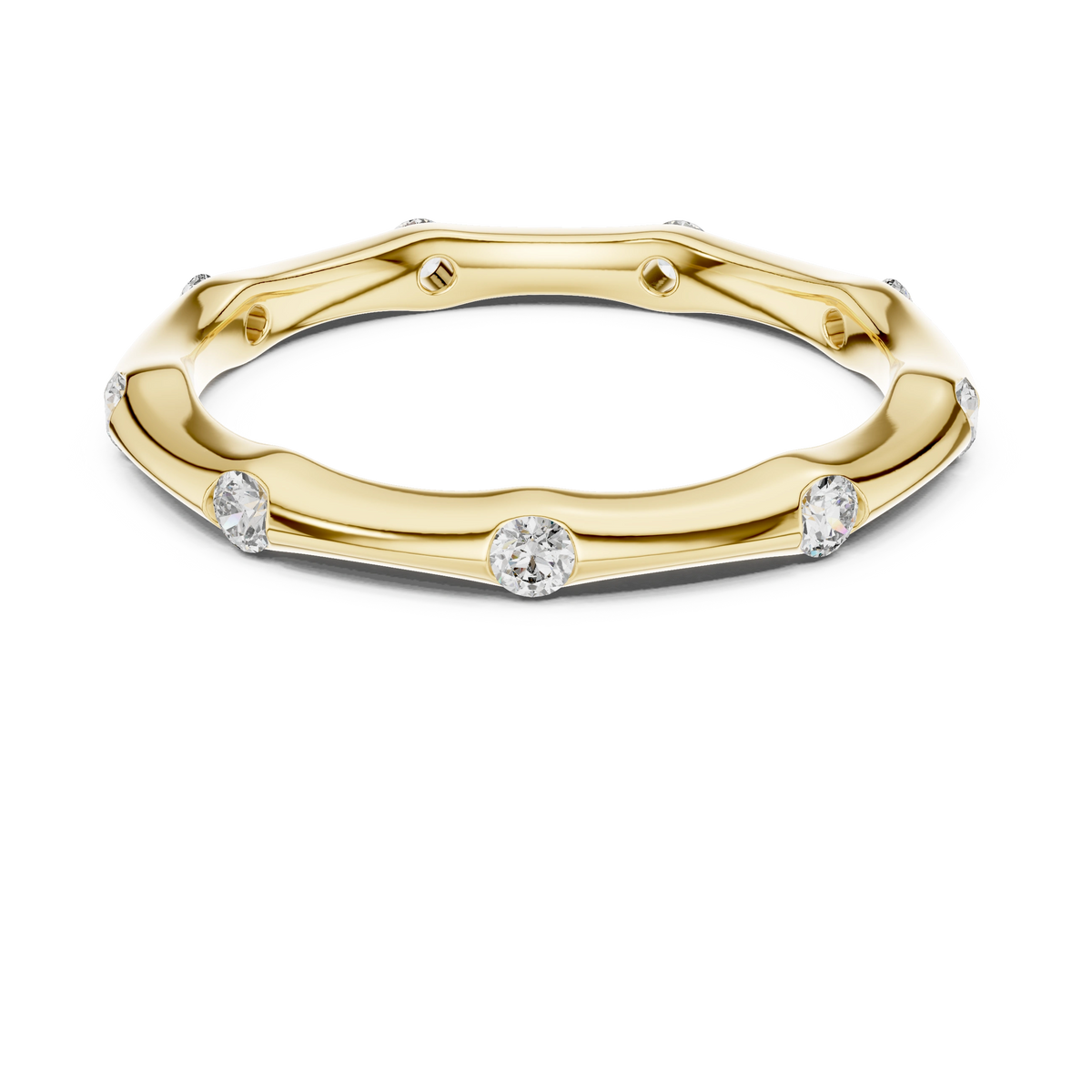 Gold Dailywear Round Lab Grown Diamond Quora Ring