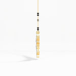 Yellow Gold 2Ct Floral Pear Lab Grown Diamond Kelyn Mangalsutra