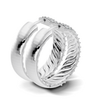 Gold Round Pave Hoop Lab Grown Diamond Belor Earring