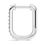 Gold Round Pave Hoop Lab Grown Diamond Cyren Earring