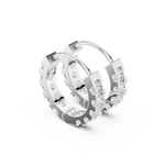 Gold 1Ct Channel Cluster Round Lab Grown Diamond Orvex Earring