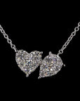 Heart & Pear Sparkle Necklace