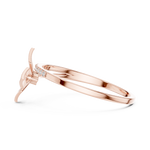 Gold Channel Setting Round Lab Grown Diamond Kezra Ring
