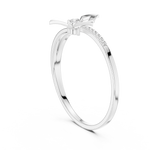 Gold Channel Setting Round Lab Grown Diamond Kezra Ring