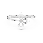 Gold Channel Setting Round Lab Grown Diamond Kezra Ring