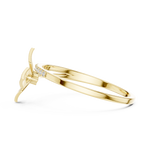 Gold Channel Setting Round Lab Grown Diamond Kezra Ring
