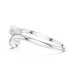 Gold Petal Setting Round Lab Grown Diamond Oryne Ring