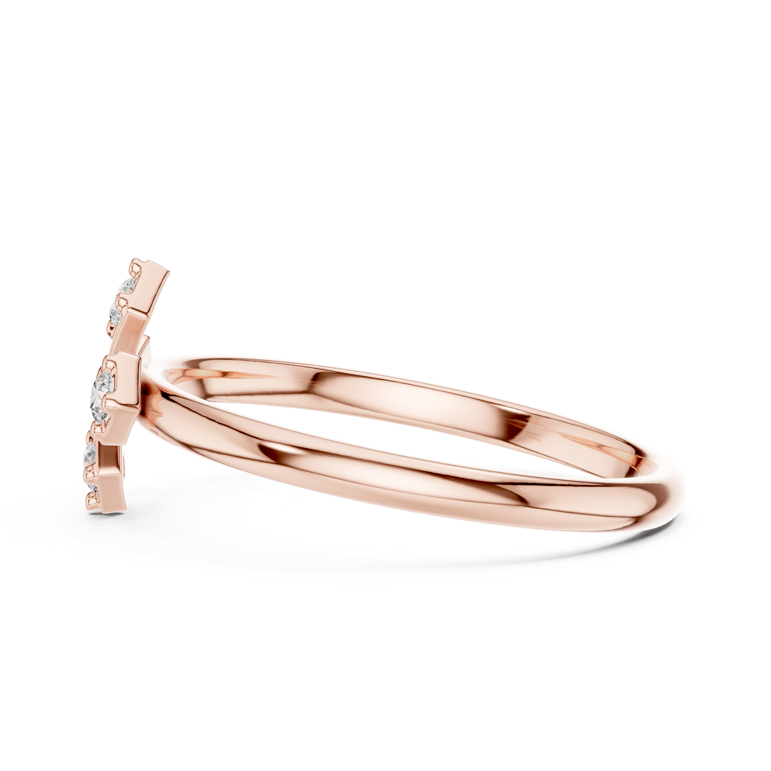 Gold Halo Setting Round Lab Grown Diamond Auvra Ring