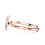 Gold Halo Setting Round Lab Grown Diamond Auvra Ring