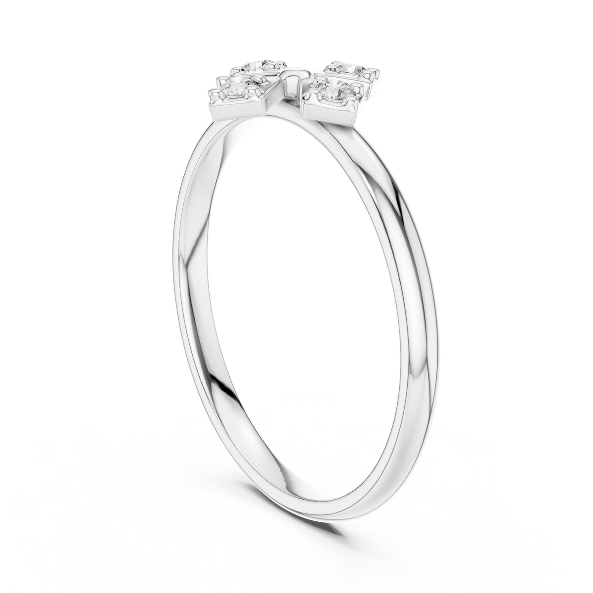 Gold Halo Setting Round Lab Grown Diamond Auvra Ring