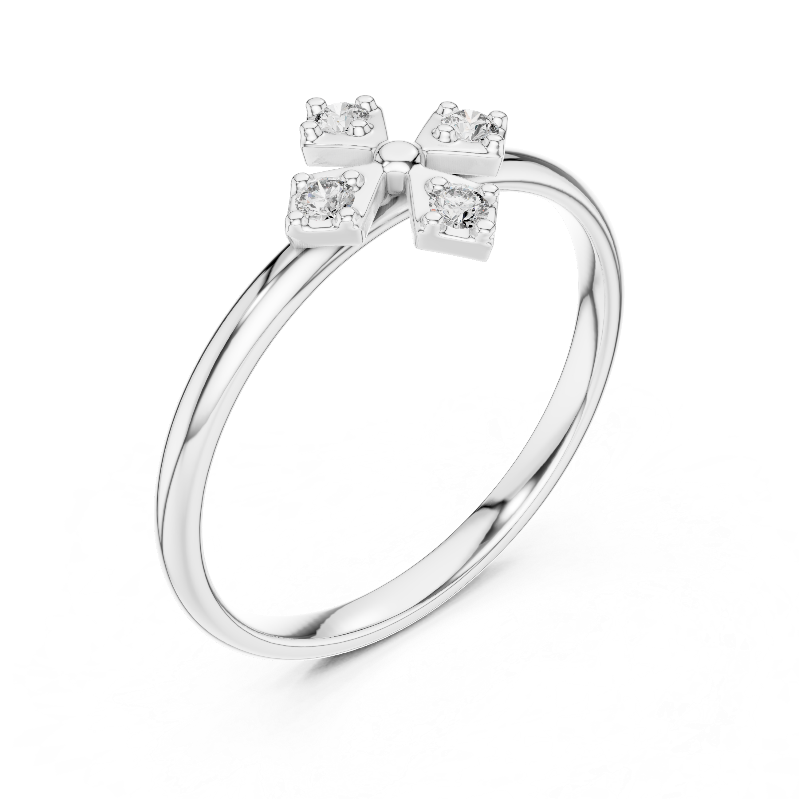 Gold Halo Setting Round Lab Grown Diamond Auvra Ring