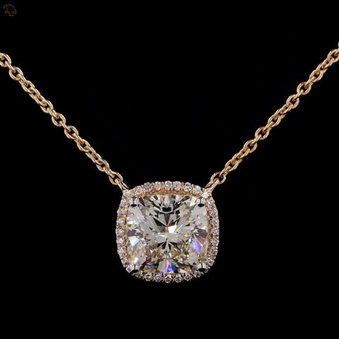 Awaken’s Asscher Allure:  Diamond Necklace