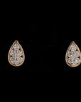 Pear Perfection: Exquisite Diamond Earrings