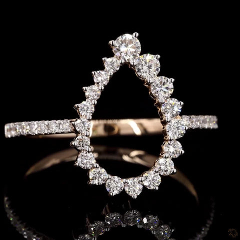 Awaken’s Hollow Harmony  Diamond Ring