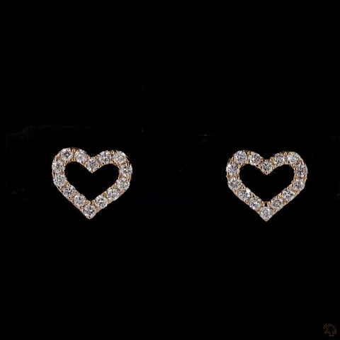 Awaken’s Sweet Heart Diamond Earrings