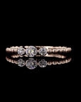 Awaken’s Tranquil Radiance: Diamond Trio Ring