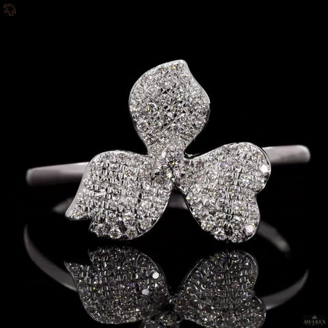 Timeless Tiffany Flora: Paper Flower Diamond Ring