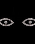 Awaken’s Mystic Gaze: Diamond Stud Earrings