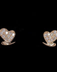 Awaken’s Winged Whispers  Diamond Earrings