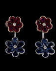 Awaken’s Ruby Radience  Diamond Earrings