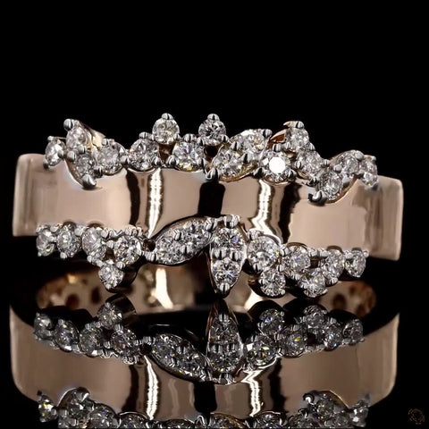 Awaken’s Crowned  Symmetry Diamond Ring