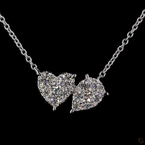 Awaken’s Heart & Par  Sparkle Necklace