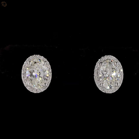 Awaken’s Oval Oasis  Diamond Earrings