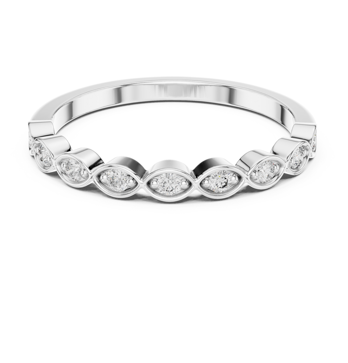Gold Halo Setting Round Lab Grown Diamond Zyrel Ring
