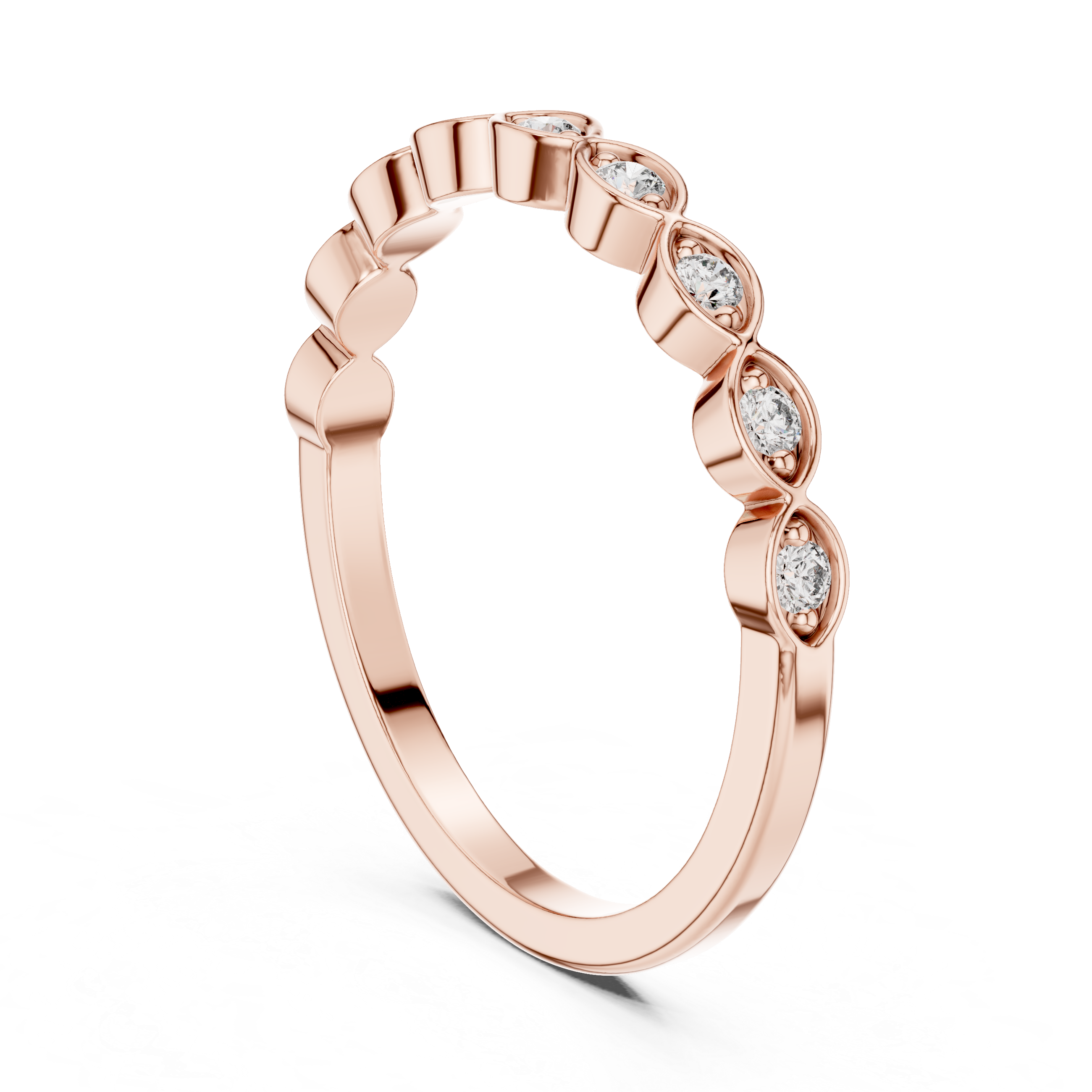 Gold Halo Setting Round Lab Grown Diamond Zyrel Ring