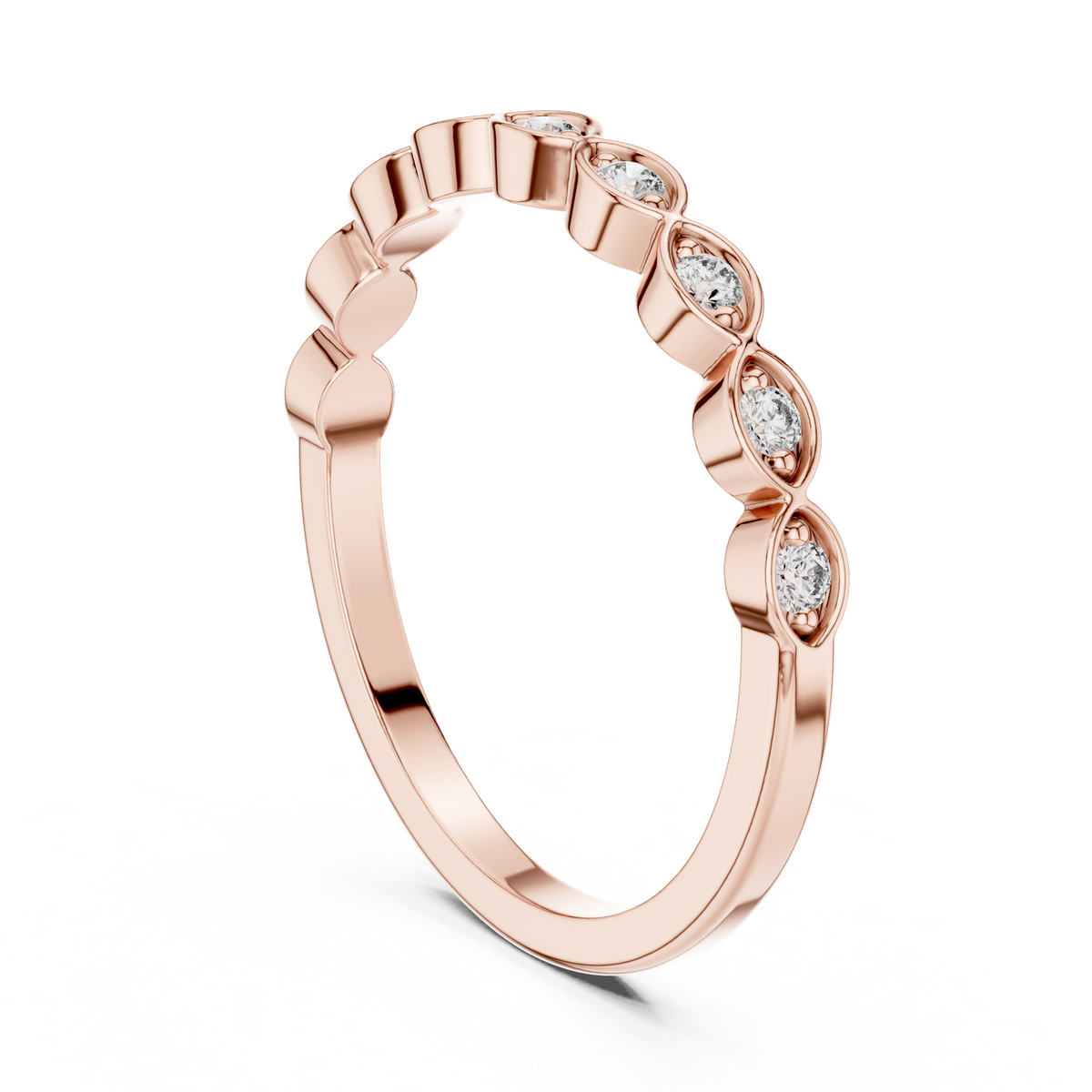 Gold Halo Setting Round Lab Grown Diamond Zyrel Ring