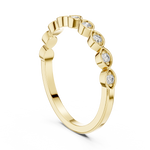 Gold Halo Setting Round Lab Grown Diamond Zyrel Ring