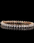 Awaken’s Heart-Shaped  Diamond Tennis Bracelet